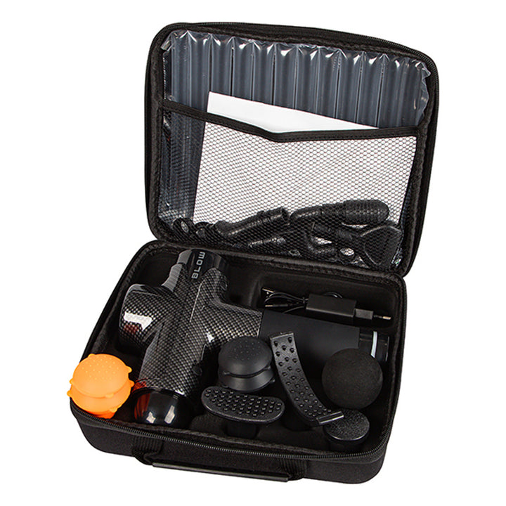 Blow-Massagegerät, 10 Aufsätze, Ladegerät und Koffer, Leistung 200 W, 30 Geschwindigkeitsstufen, Schnellladefunktion, 44-341