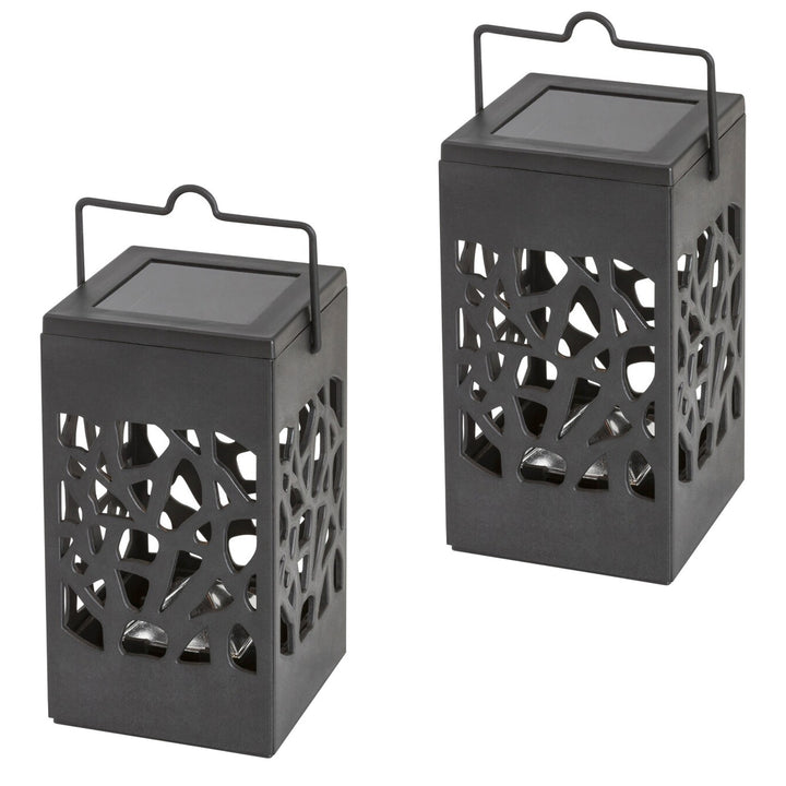 Solarleuchte Mora, 1 lm, Schutzart IP23, Farbe: Schwarz, LED 0,07 W, 8948, 2 Stück