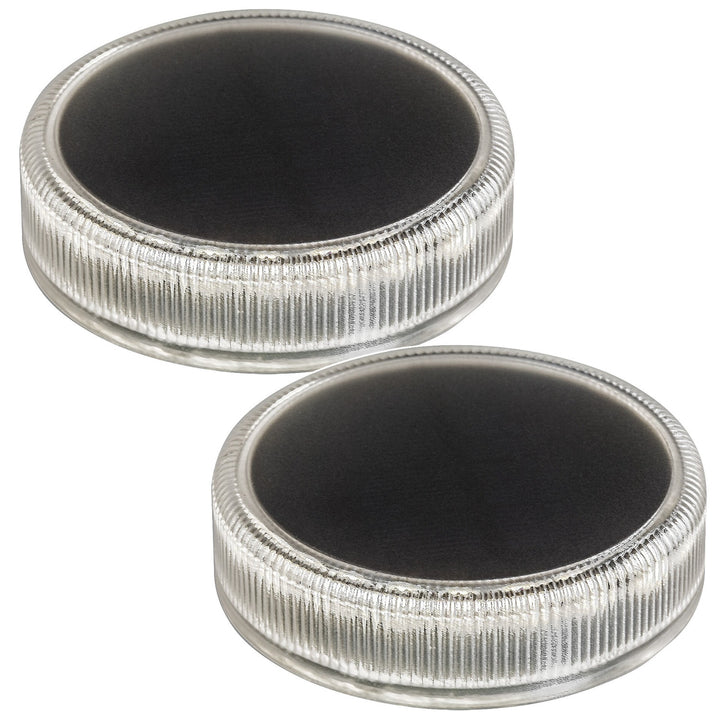 Trillo LED-Solarlampe 0,3 W, Dämmerungssensor, transparent, IP65, K 4000, 77175, 2 Stück