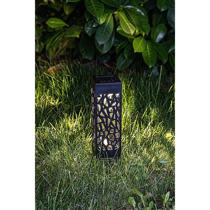 Solarleuchte Mora, 2 lm, Schutzart IP23, Farbe: Schwarz, LED 0,16 W, 8949, 2 Stück