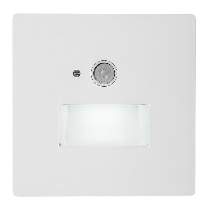 Lunca LED-Lampe 1 W, IP20, weiß, 3000, 4500, 6500 K, Bewegungsmelder, Lichtsensor, 77198, 4 Stück