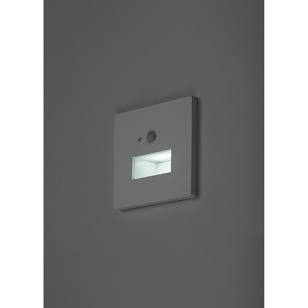 Lunca LED-Lampe 1 W, IP20, weiß, 3000, 4500, 6500 K, Bewegungsmelder, Lichtsensor, 77198, 4 Stück