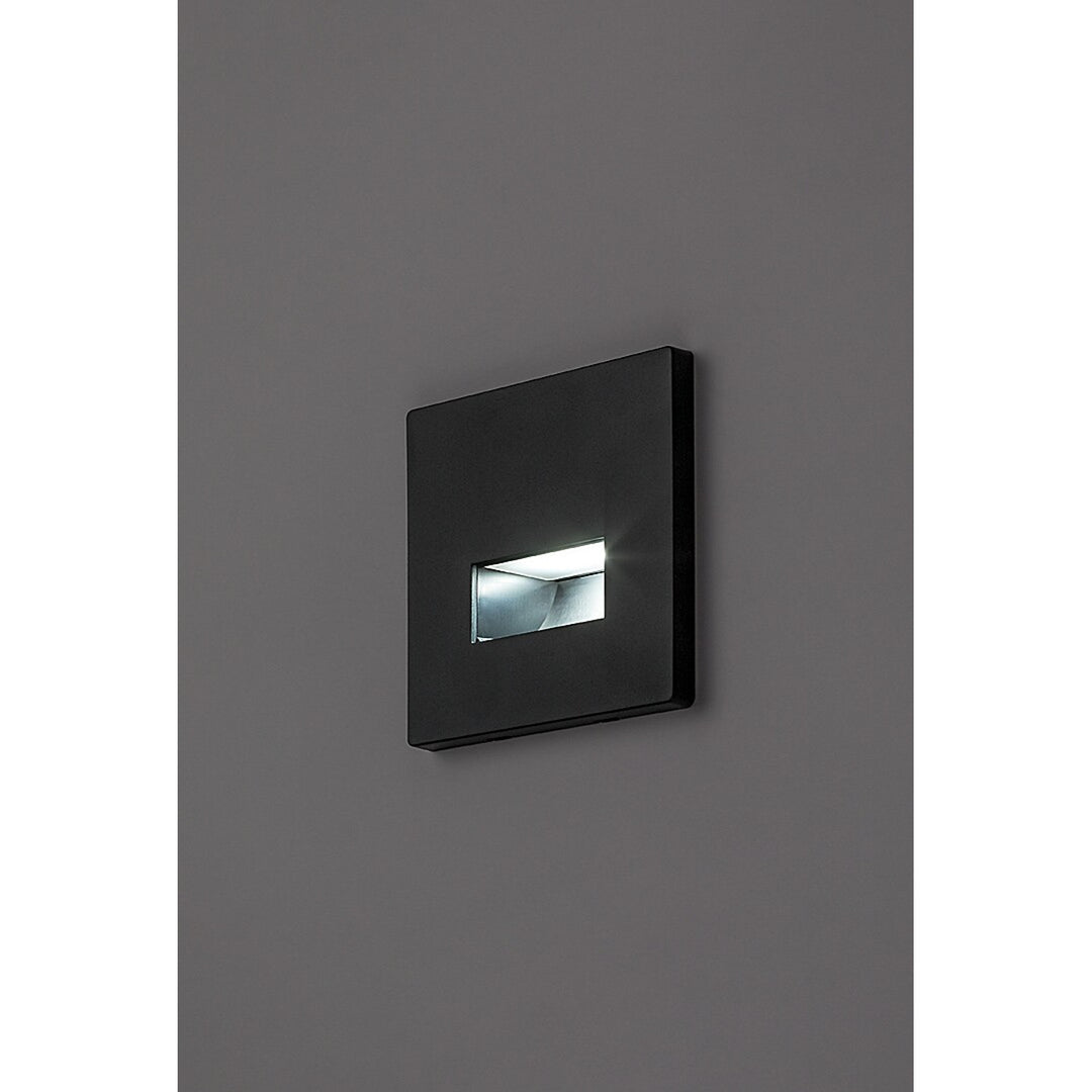 Lunca LED-Lampe 1 W, IP20, schwarz, einstellbare Lichtfarbe 3000, 4500, 6500 K, 77195, 4 Stück