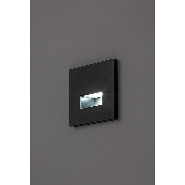 Lunca LED-Lampe 1 W, IP20, schwarz, einstellbare Lichtfarbe 3000, 4500, 6500 K, 77195, 4 Stück