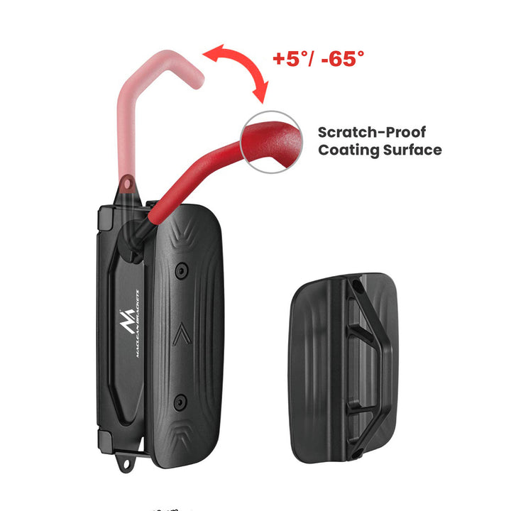 Maclean Wand-Fahrradhalter, max. 30 kg, MC-998, 4 Stück