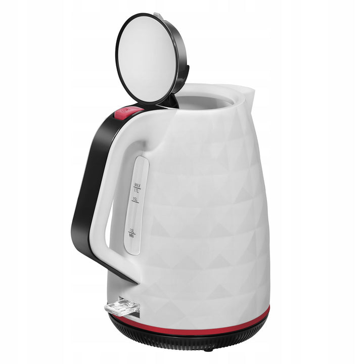 Manta ORISA kabelloser Wasserkocher, 1,7 l, 2200 W, weiß
