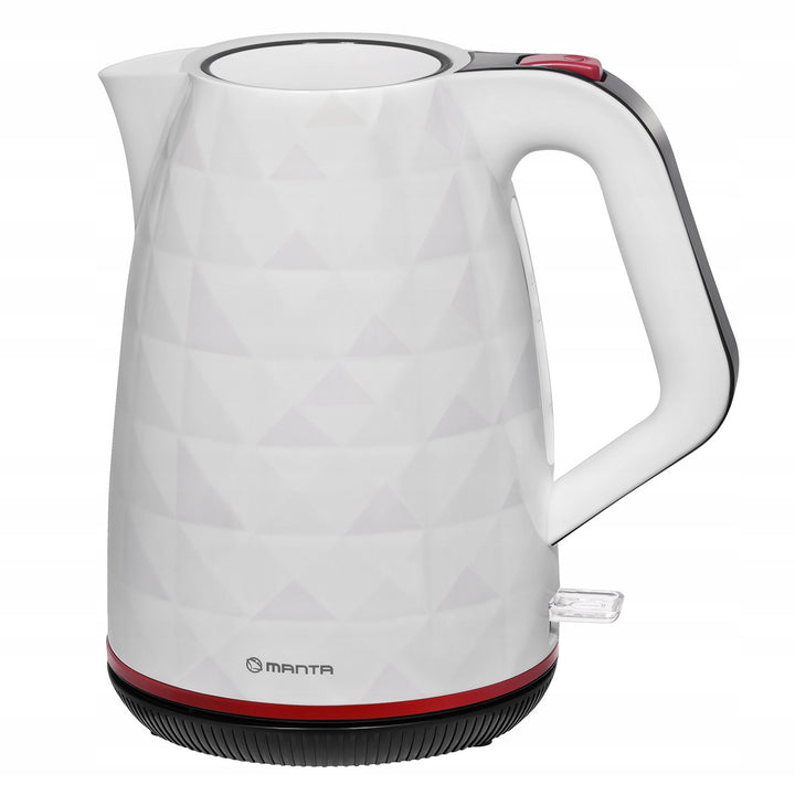 Manta ORISA kabelloser Wasserkocher, 1,7 l, 2200 W, weiß