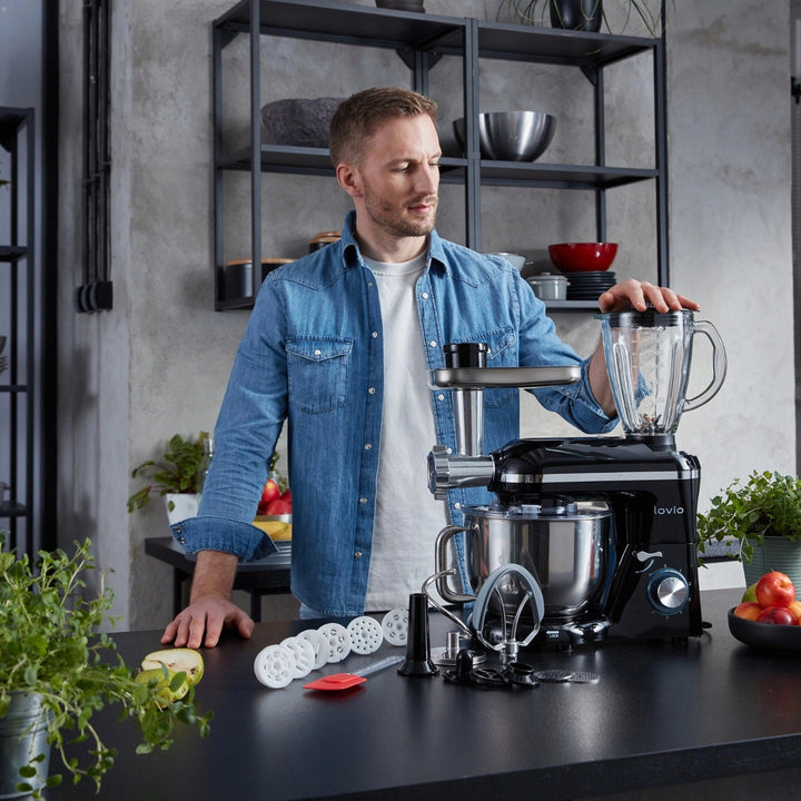 Planetenrührer Lovio ChefAssistant Plus, schwarz, LVSTM02PBK