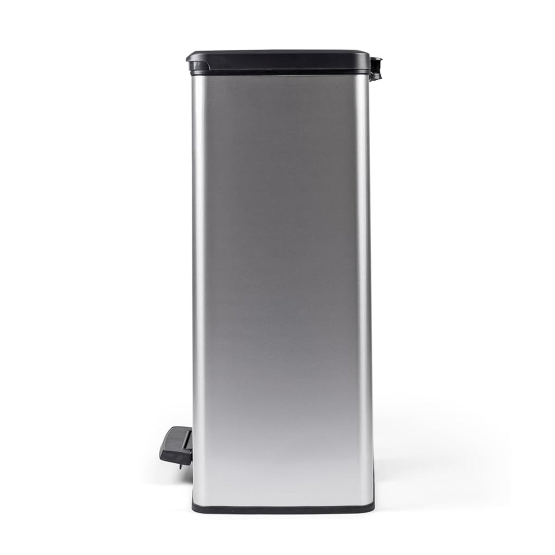 Curver-Treteimer, 2 Behälter à 26 l, metallisiert, silberfarben, 251002