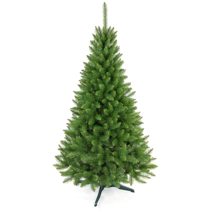 Fichten-Weihnachtsbaum auf einem Premium-Ständer, 200 cm, dicht und naturgetreu, Damich