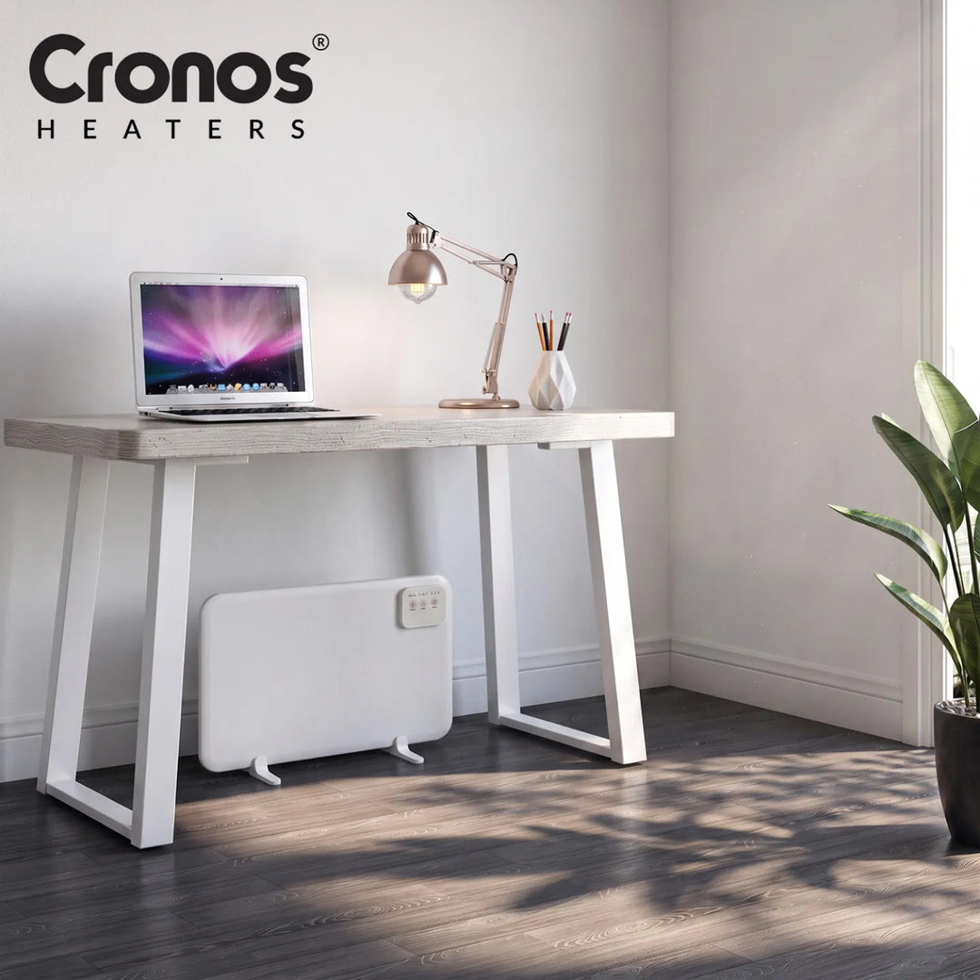 Cronos Infrarot-Heizplatte für unter dem Schreibtisch, Leistung 120 W, Timer, 3 Leistungsstufen, DCH-150