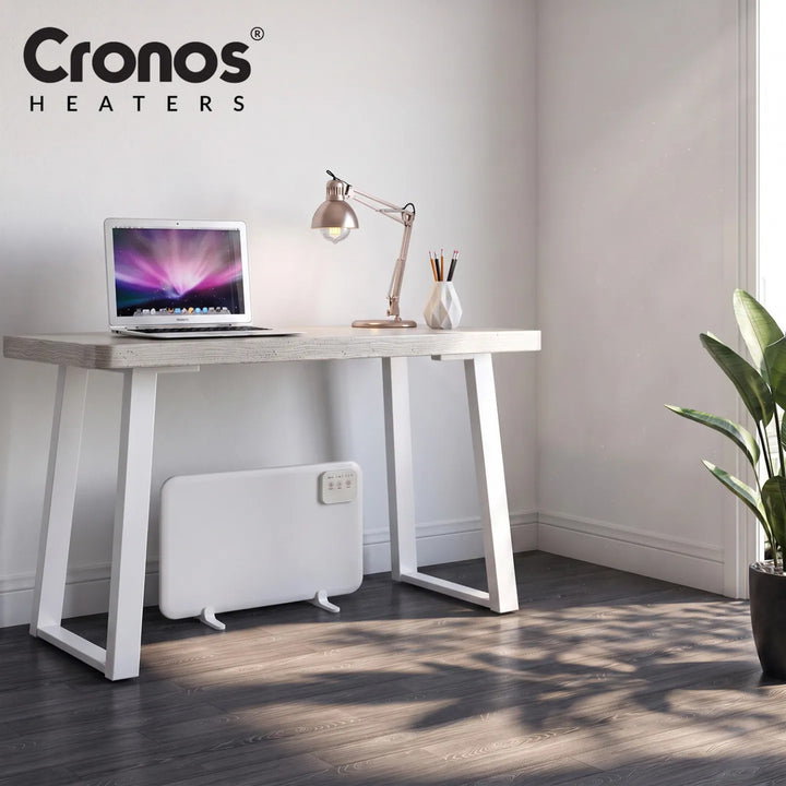 Cronos Infrarot-Heizplatte für unter dem Schreibtisch, Leistung 120 W, Timer, 3 Leistungsstufen, DCH-150