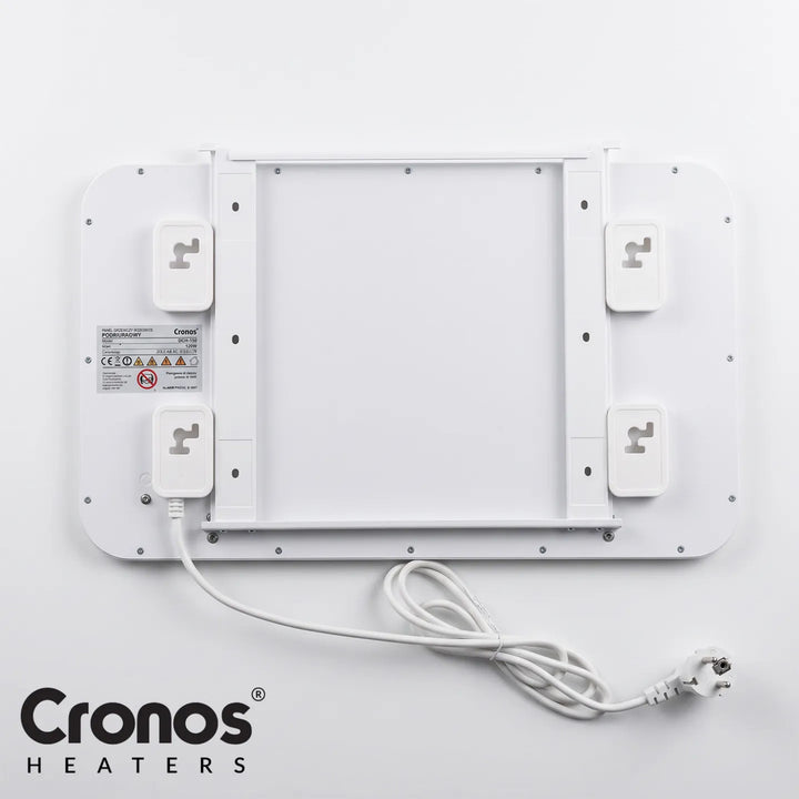 Cronos Infrarot-Heizplatte für unter dem Schreibtisch, Leistung 120 W, Timer, 3 Leistungsstufen, DCH-150