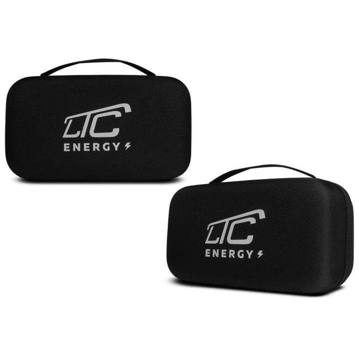 LTC-Starthilfe, 12.000 mAh, mit Kompressor, Taschenlampe und Powerbank, LCD-Display, Leistung 65 W, Kabel und Tragetasche im Lieferumfang enthalten, LXJS120
