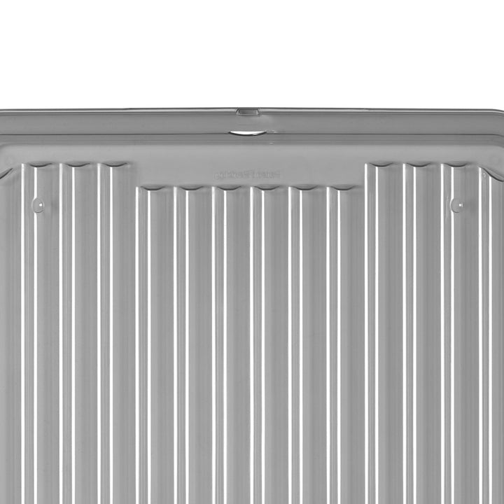 Moxom SolidStore-Behälter, Fassungsvermögen 80 l, grau, Deckel mit Clipverschluss, mit Rollen, BPA-frei, 04-0217