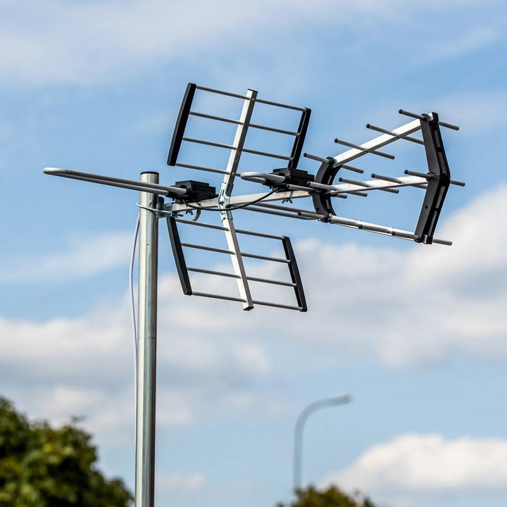 DVB-T/T2-Richtantenne VA900 COMBO mit LTE-Filter, aus Aluminium, Vayox