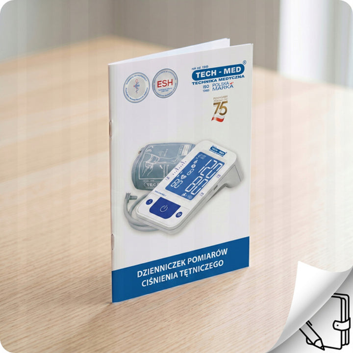 Elektronisches Blutdruckmessgerät, Sprachausgabe, Manschette 22–42 cm, IHB-Anzeige, TMA-CONTROL3, Techmed