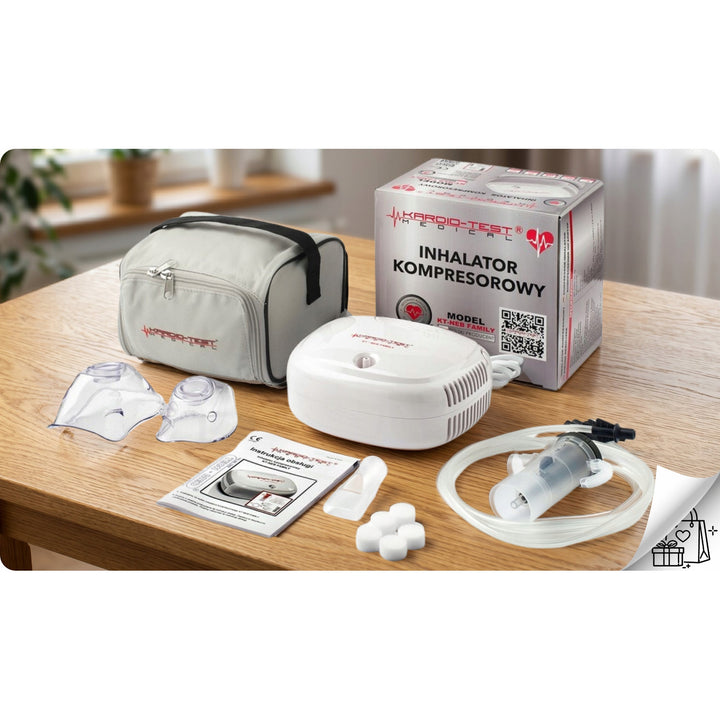 Kompressor-Inhalator, 2 Masken, KT-NEB FAMILY, Techmed