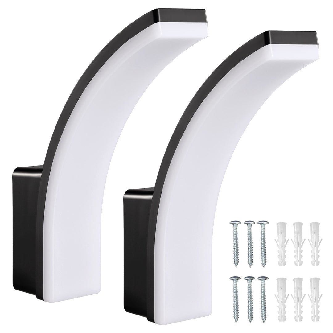 Maclean LED-Lampe, Farbe: Schwarz, 20 W, IP65, 2750 lm, Lichtfarbe: Neutralweiß (4000 K) MCE511 B, 2 Stück