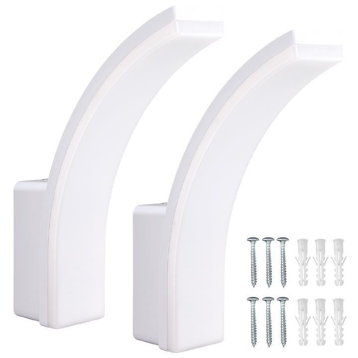 Maclean LED-Leuchte, Farbe: Weiß, 20 W, IP65, 2750 lm, Lichtfarbe: Neutralweiß (4000 K) MCE511 W, 2 Stück