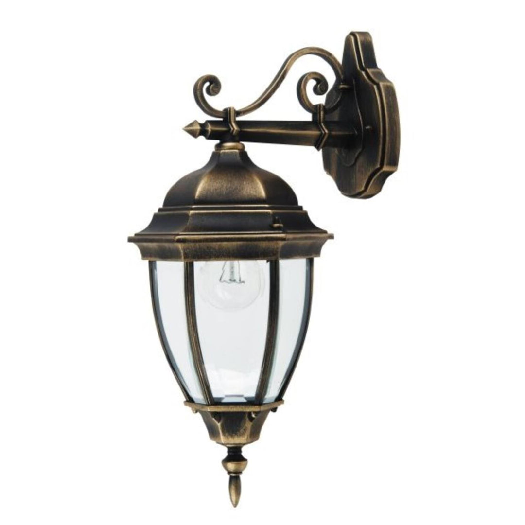 Rabalux-Wandleuchte, für den Außenbereich, IP44, E27, max. 60 W, Antikgold, Toronto, 2 Stück