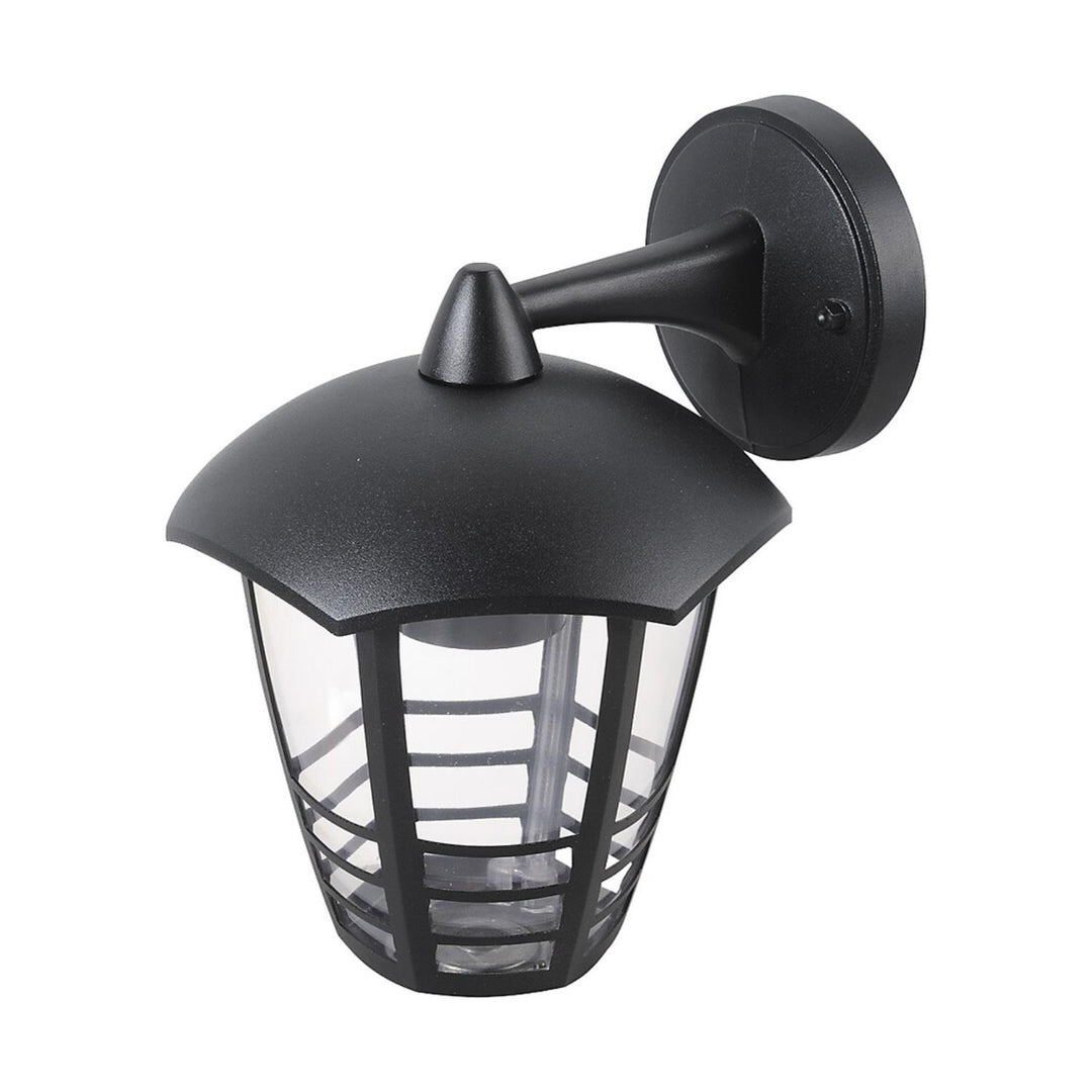 Rabalux-Wandleuchte, für den Außenbereich, IP44, E27, max. 60 W, schwarz, Marseille, 4 Stück