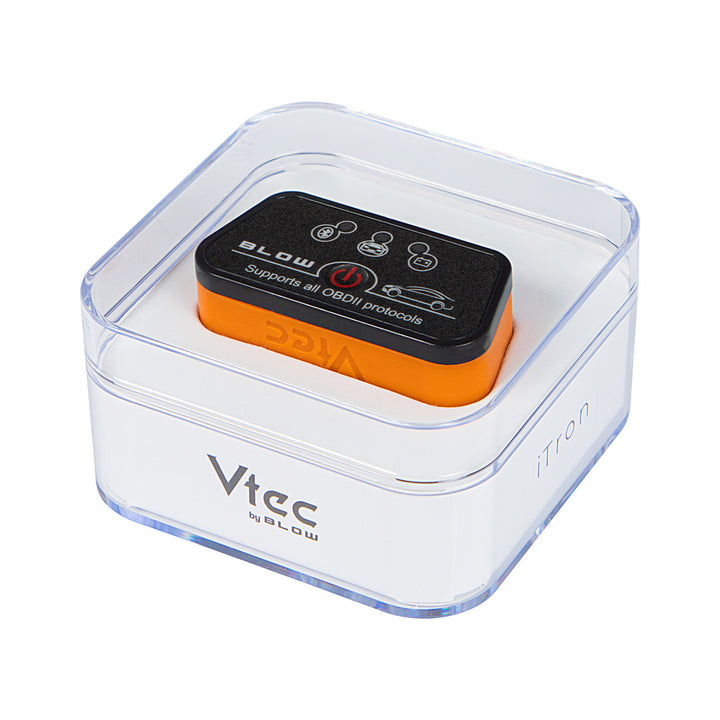 OBD2-Diagnoseschnittstelle Vtec iTRON Blow, Bluetooth 4.0, drahtlose Kommunikation mit dem Bordcomputer des Fahrzeugs, hohe Kompatibilität, 58-660#