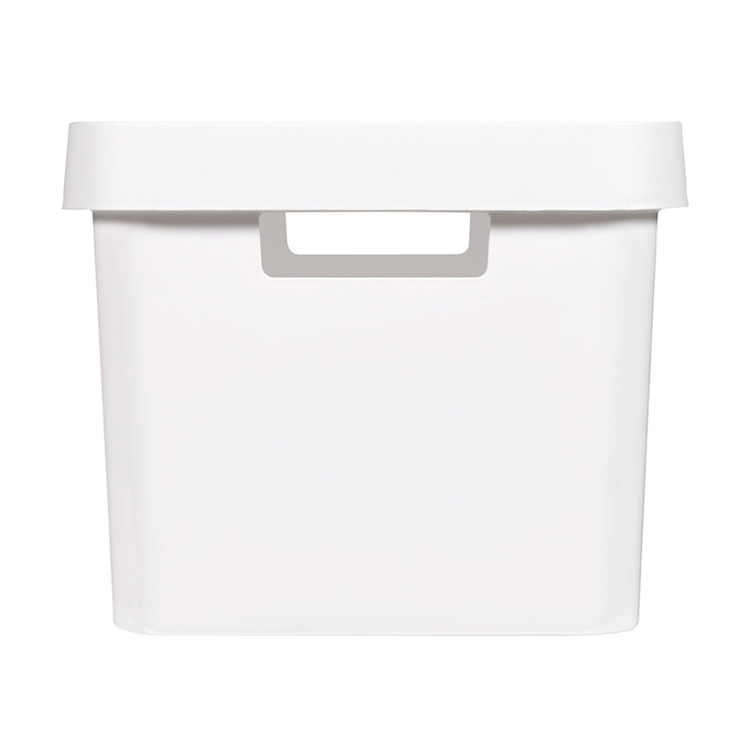 Curver Infinity 17-Liter-Behälter mit Deckel, weiß, 3 Stück