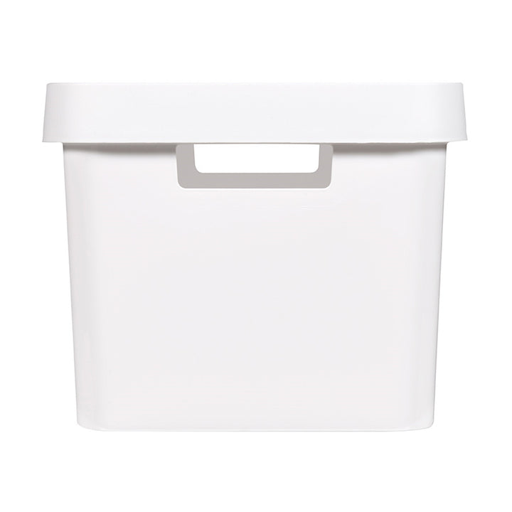 Curver Infinity 17-Liter-Behälter mit Deckel, weiß, 3 Stück