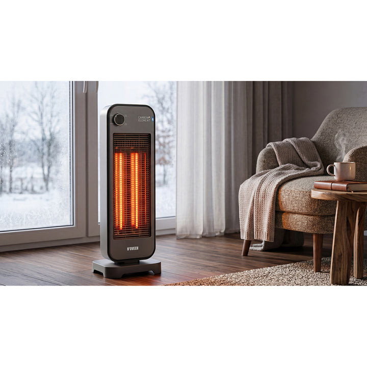 Strahlungsheizkörper, Infrarot, 900 W, 2 Heizstufen, Noveen