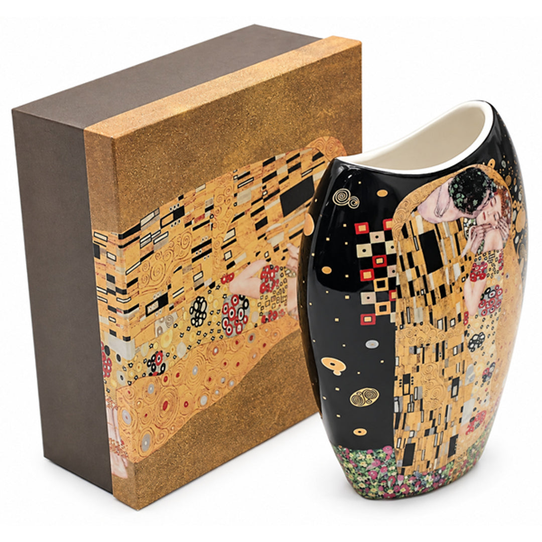 Porzellanvase „Der Kuss“ von Gustav Klimt, Queen Isabell