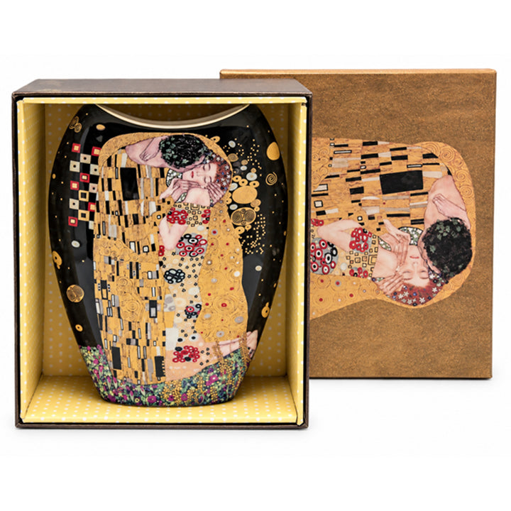 Porzellanvase „Der Kuss“ von Gustav Klimt, Queen Isabell