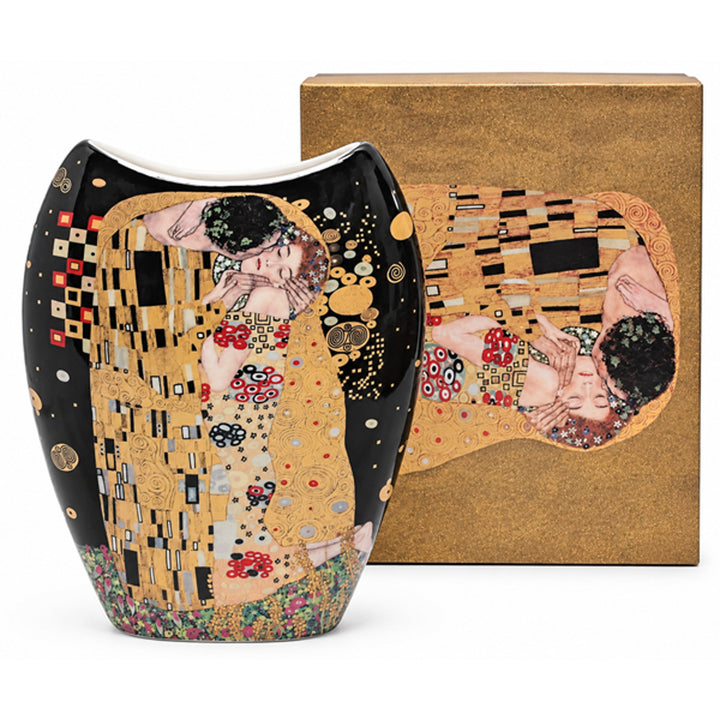 Porzellanvase „Der Kuss“ von Gustav Klimt, Queen Isabell