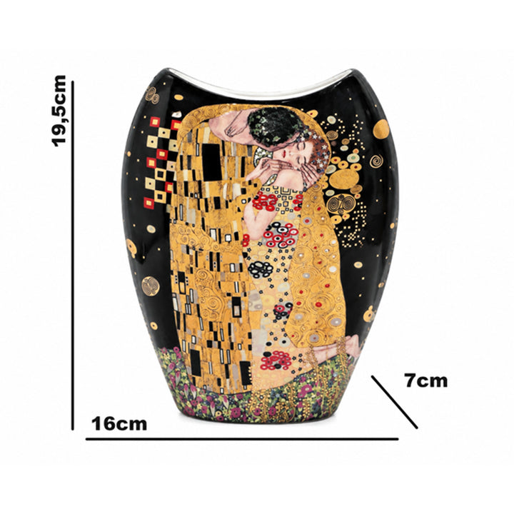 Porzellanvase „Der Kuss“ von Gustav Klimt, Queen Isabell
