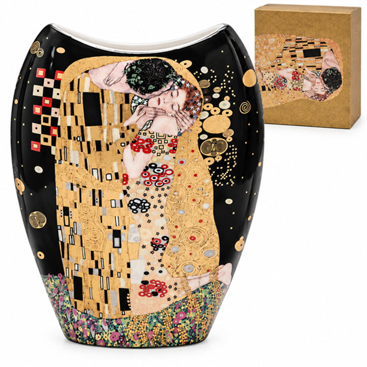 Porzellanvase „Der Kuss“ von Gustav Klimt, Queen Isabell