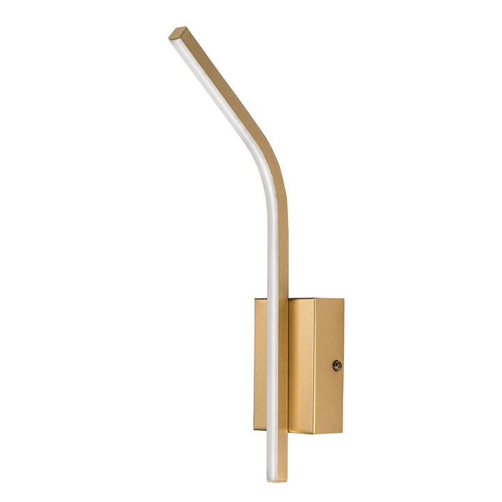 Innenwandleuchte Tilmann, goldfarben, LED 10 W, 550 lm, 4000 K, H 36 cm, IP44, Touch-Bedienung, 75089