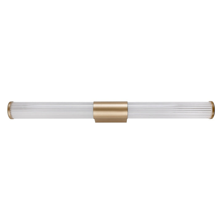 Badezimmer-Wandleuchte, Calyn, LED 15 W, 4000 K, 1450 lm, L 60 cm, goldfarben, IP44, 75105