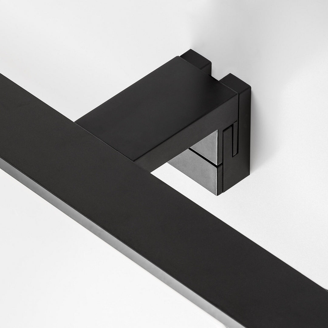Badezimmer-Wandleuchte, Seyra, LED 8 W, 4000 K, 650 lm, L 40 cm, schwarz, IP44, 75112