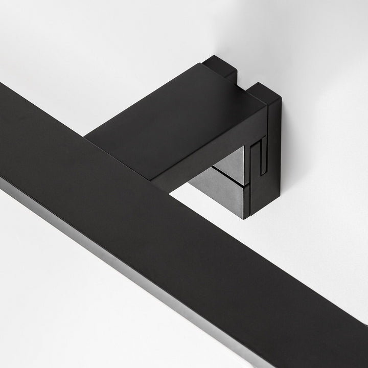 Badezimmer-Wandleuchte, Seyra, LED 8 W, 4000 K, 650 lm, L 40 cm, schwarz, IP44, 75112