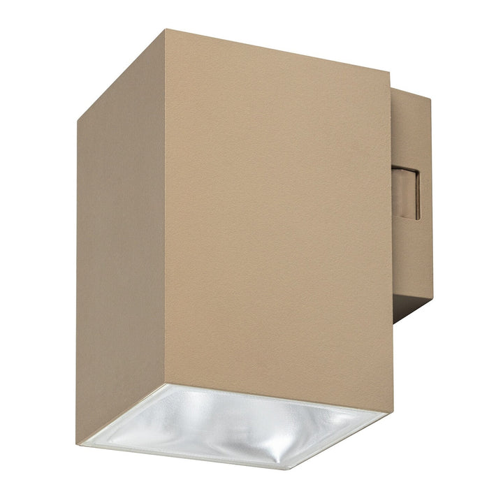 Außenwandleuchte, Urfa, LED 9 W, 900 lm, Farbtemperatur 2700, 4000, 6500 K, H 11,5 cm, IP65, grau-beige, 77216