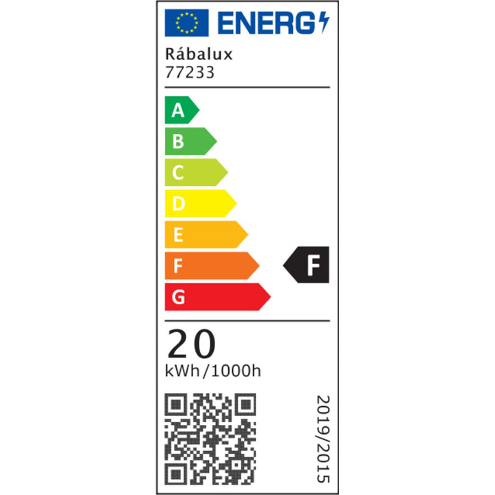 Außenwandleuchte, Matzen, LED 20 W, 1860 lm, 4000 K, H 30 cm, IP65, schwarz, mit PIR-Sensor, 77233