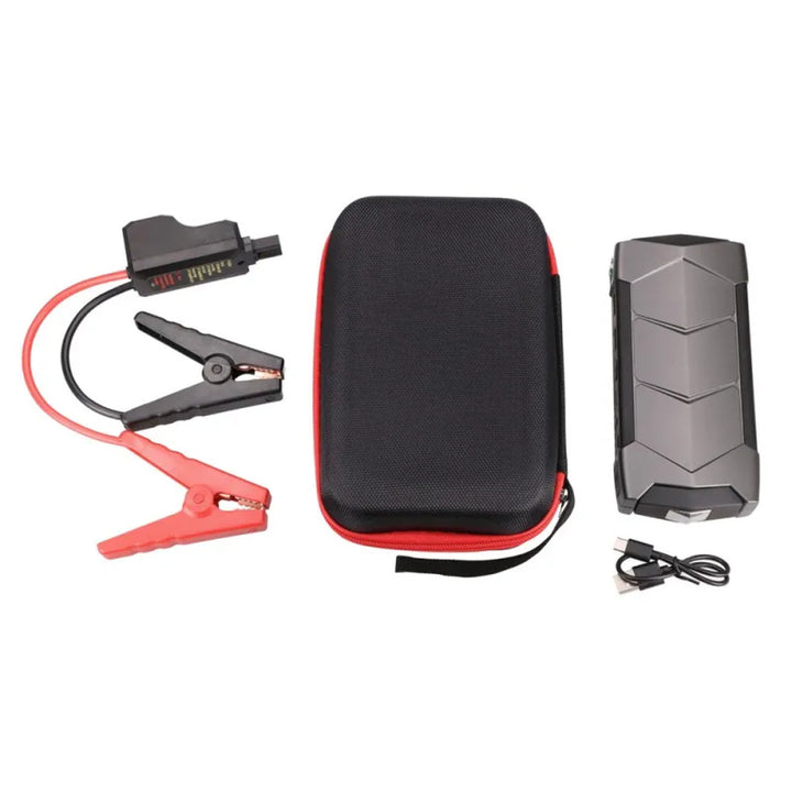 Extralink Jump Max7 Starthilfe, Kapazität 10.000 mAh, 3 LEDs, Taschenlampe, Kompass, Hammer, Startstrom 400 A, Spitzenstrom 1.000 A