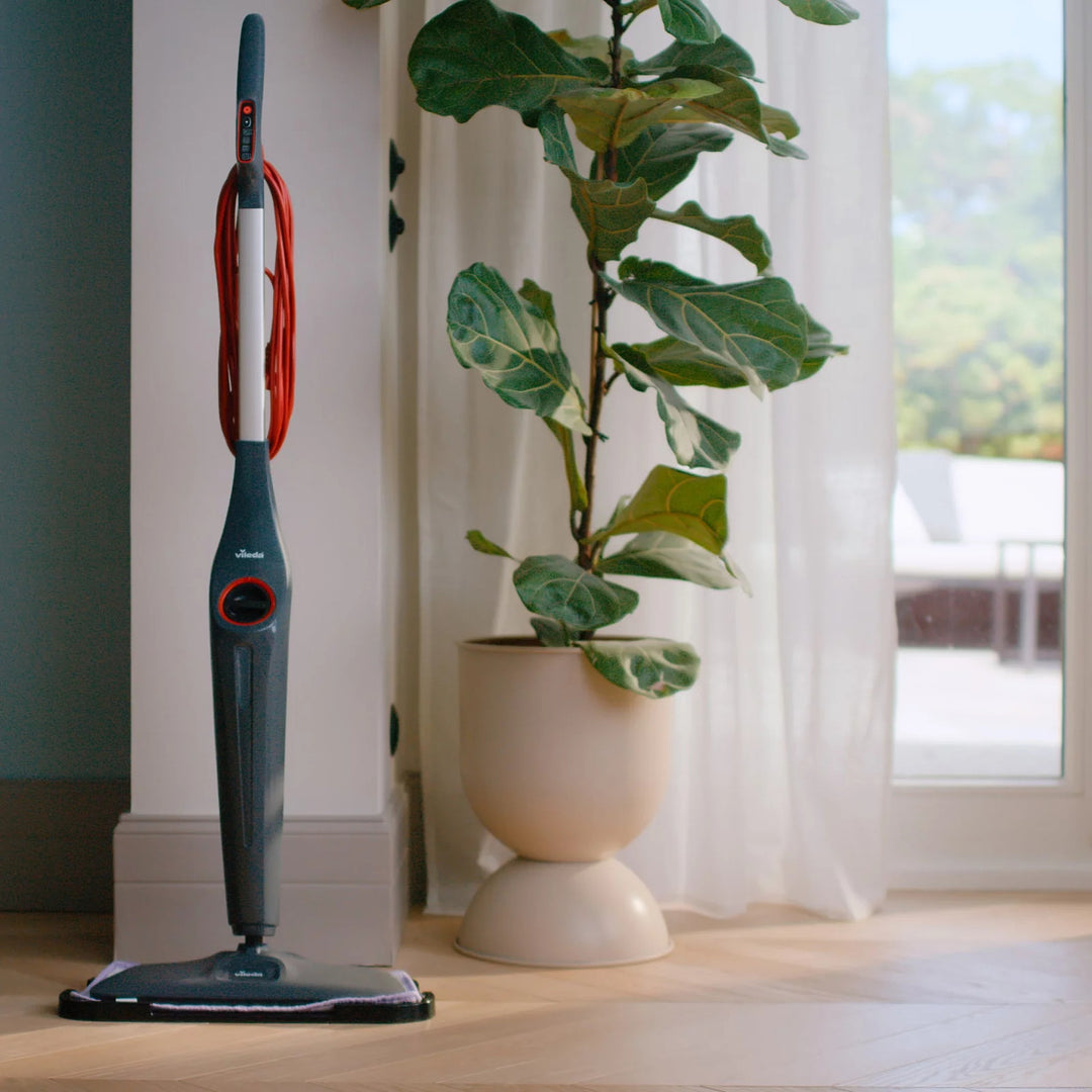 Vileda Steam Plus XXL Pro Dampfmopp, tötet 99,9 % der Bakterien ab, ideal für große Flächen, für alle Bodenbeläge geeignet, 180835