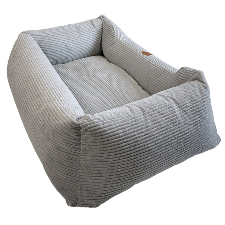 Premium-Hundebett aus Cord, 120 x 100 cm, zerlegbar, Dogs4life