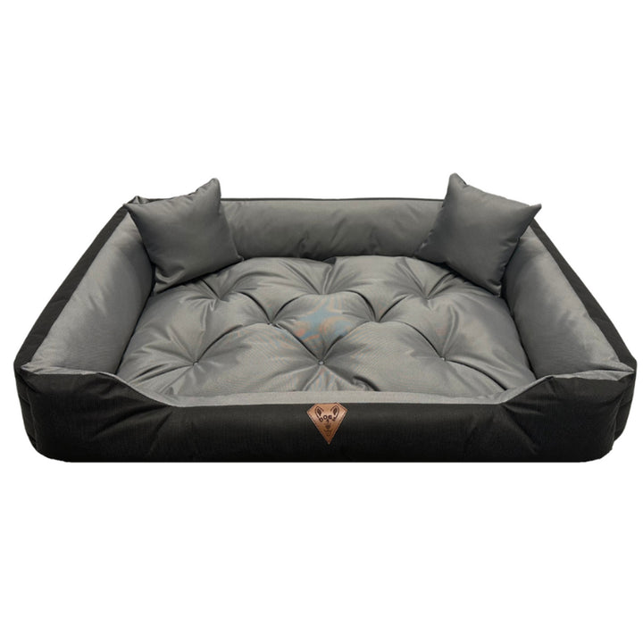 Hundebett 75 x 65, Basic, grau, wasserfest, Dogs4life