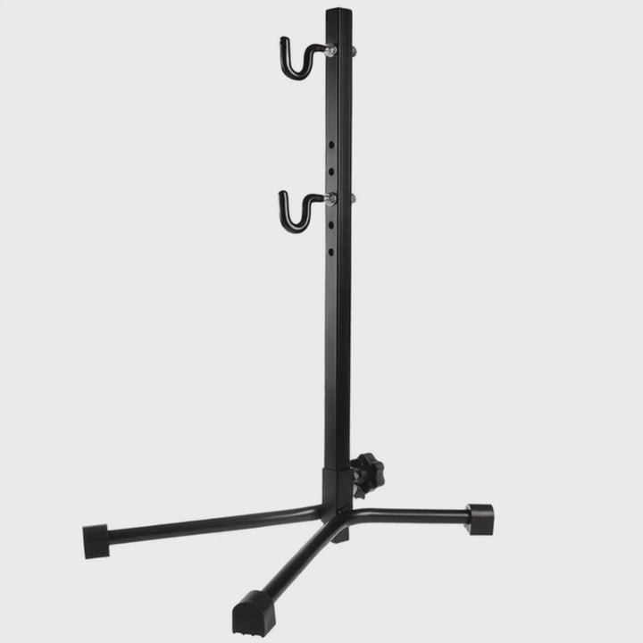 Maclean MC-434 Fahrrad-Servicestange, Stahl, Tragfähigkeit 20kg, passend für MTB-Räder mit Laufrädern bis 27,5"