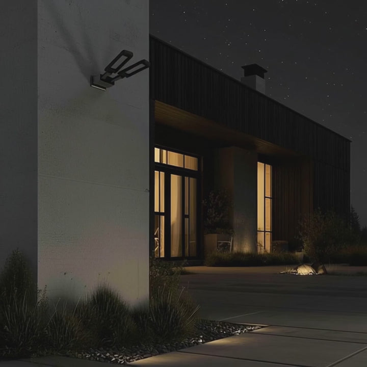 Solar Straßenlampe mit Bewegungs- und Dämmerungssensor IP54 5W 2x 450Lumen IP54