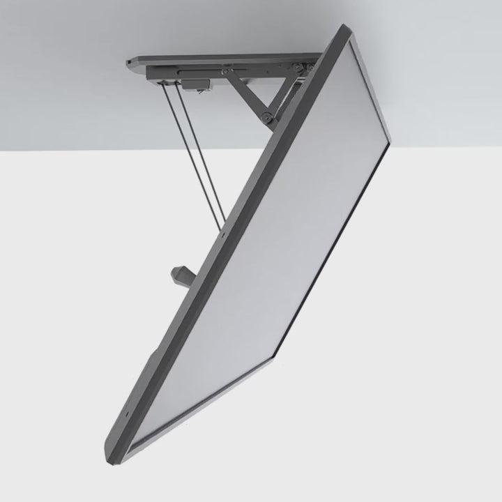 Maclean MC-880 Elektrische neigbare TV Halterung 32-70" für Decke Dachschräge inkl. Fernbedienung bis 35kg max VESA 600x400