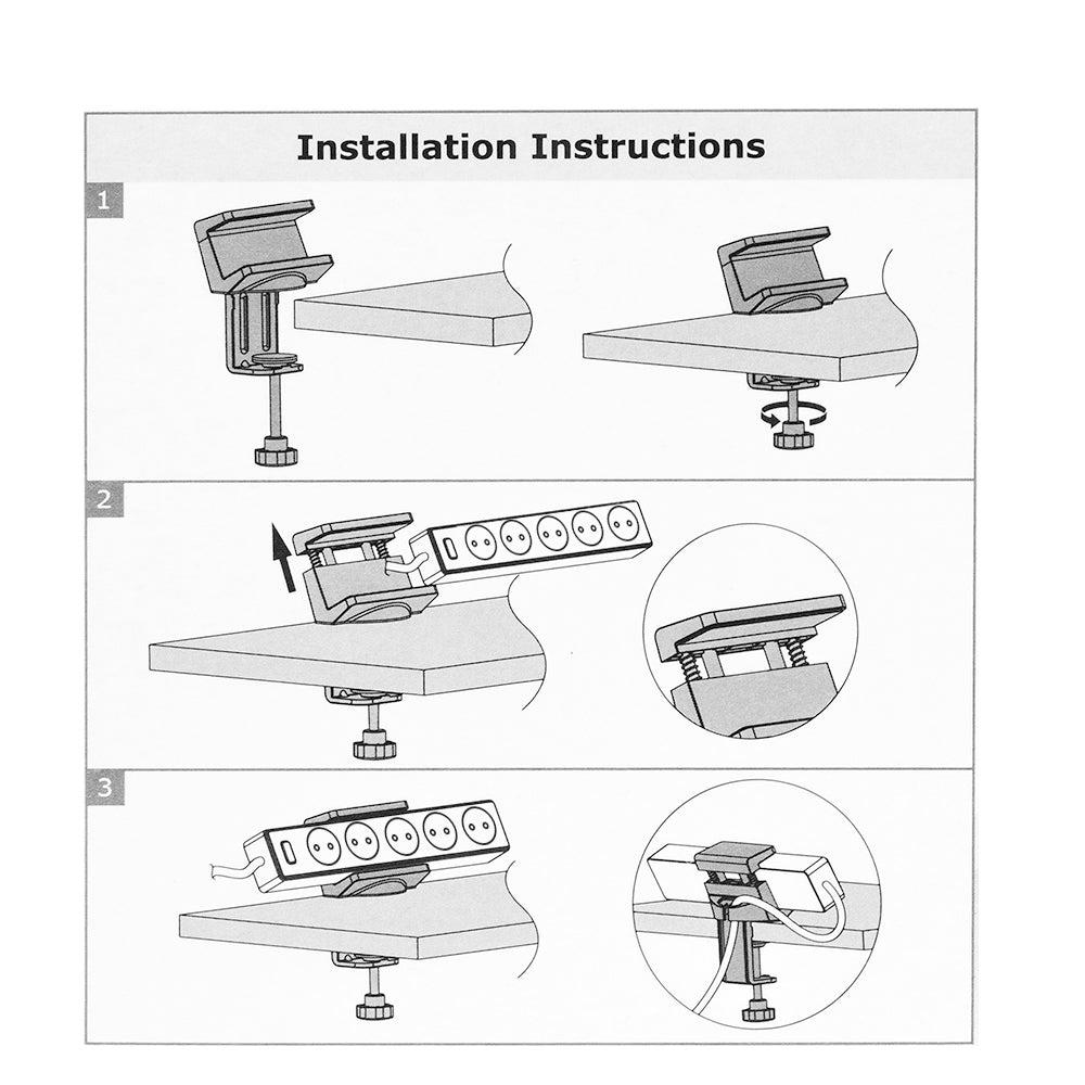 Maclean Brackets MC-808 - Perfekt für Zuhause, Büro, Konferenzraum usw.