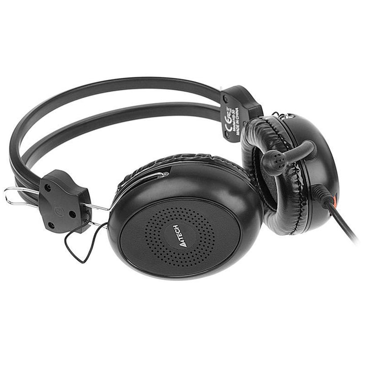 A4TECH HS-30 ComforFit Stereo-Headset Kopfhörer  On-Ear Kopfhörer 40mm Treiber  Schwarz